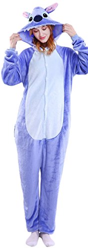 Everglamour Adult Pyjamas/Body Suit, Unisex-Adult, Blue, (Small Size)