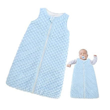 Load image into Gallery viewer, DocraShop Baby Sleeping Bag, Wearable Breathable Sleeping Sack. 1.5 Tog, Ideal for all year round use (Blue 6-12 Months)
