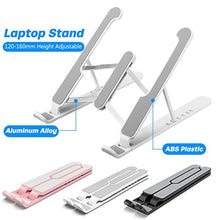 Load image into Gallery viewer, Foldable Laptop Stand Aluminium (Colour Nero)
