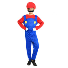 Load image into Gallery viewer, Kids Mario Costume (Large size) (missing moustache)
