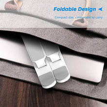 Load image into Gallery viewer, Foldable Laptop Stand Aluminium (Colour Nero)
