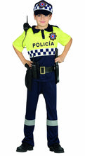 Load image into Gallery viewer, FIESTAS GUIRCA Police Cop Fancy Dress Costume Child Boy Size 3-4 Years
