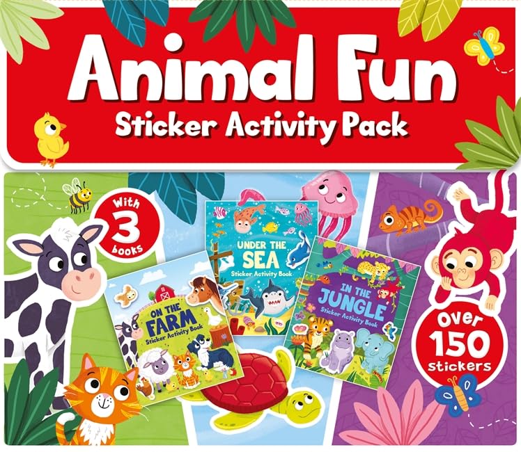 Animal Fun Sticker Activity Pack over 150 stickers