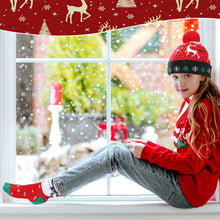 Load image into Gallery viewer, Christmas Hat and Scarf with lights and Christmas Crew Socks
