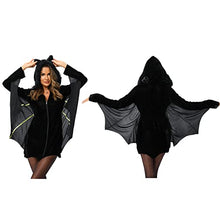 Load image into Gallery viewer, Women&#39;s Animal Black Bat Wings Costume (Medium Size)
