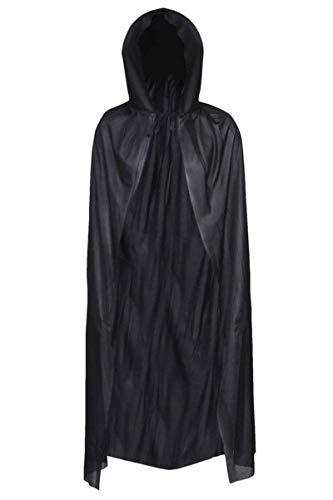 Adult Black Cape with Hood (Dracula Cape) One Size