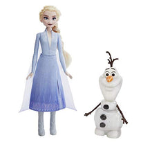 Load image into Gallery viewer, Disney Frozen Talk and Glow Olaf and Elsa Dolls, Remote Control Elsa Activates Talking, Dancing, Glowing Olaf, Inspired By Disney&#39;s 2 Movie - Toy for Kids Ages 3 and up ,Nylon/a,E5508EW0
