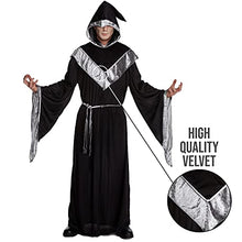 Load image into Gallery viewer, Morph Adult Black Robe Wizard Costume (Medium)
