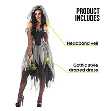 Load image into Gallery viewer, Morph Womens Zombie Bride Costume (Large) (16-18 Size)
