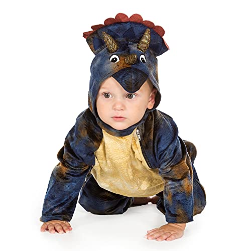 PRETEND TO BEE Baby Triceratops Dinosaur World Book Day Fancy Dress Costume for Kids/Toddlers, Official Natural History Museum, Onesie, 2-3 Years