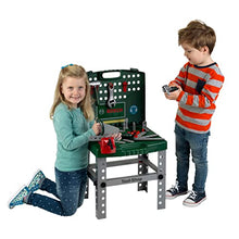 Load image into Gallery viewer, Theo Klein 8681 Bosch Transportable Tool Shop I Workbench can Be Folded into a Case I Incl Tools and Workshop Accessories I Toys for Children Aged 3 and over
