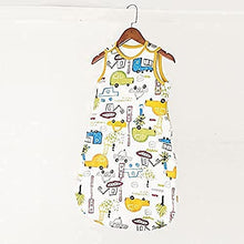 Load image into Gallery viewer, DocraShop Baby Wearable Sleeping Bag, 6-12 months, 2.5 Tog. Breathable Sleeping Sack. Snug and cozy (Car pattern theme)
