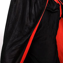 Load image into Gallery viewer, Vampire Cloak Reversible Cape Costume for Adults, 120CM
