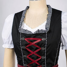Load image into Gallery viewer, Womens Scarlet Darkness Black Oktoberfest Dress Outfit (Three item set) (8-10 size)
